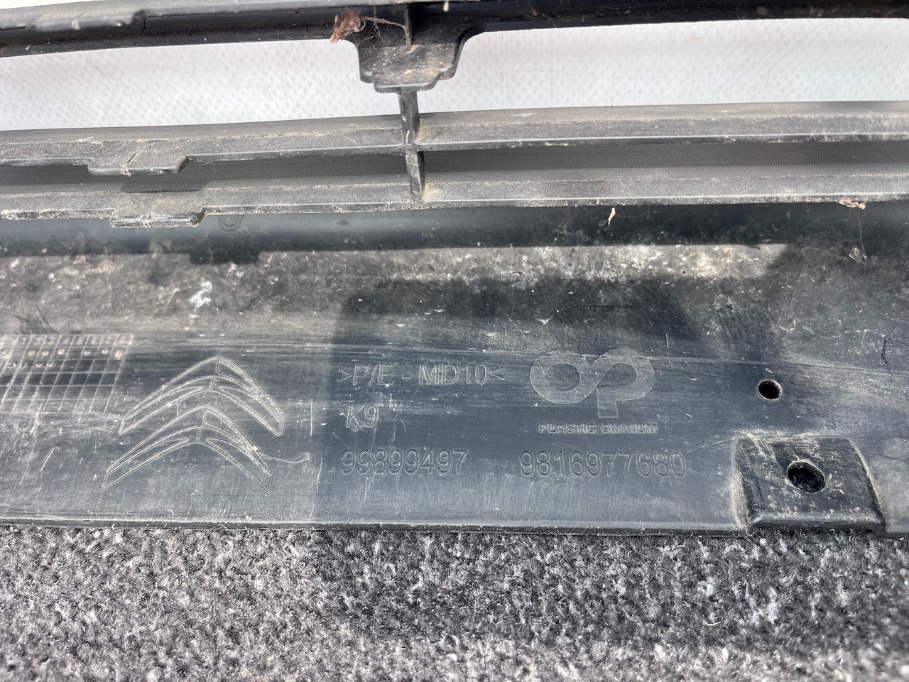 Citroen Berlingo Mpv 2019-2023 Front Bumper No Pdc Genuine [c528]