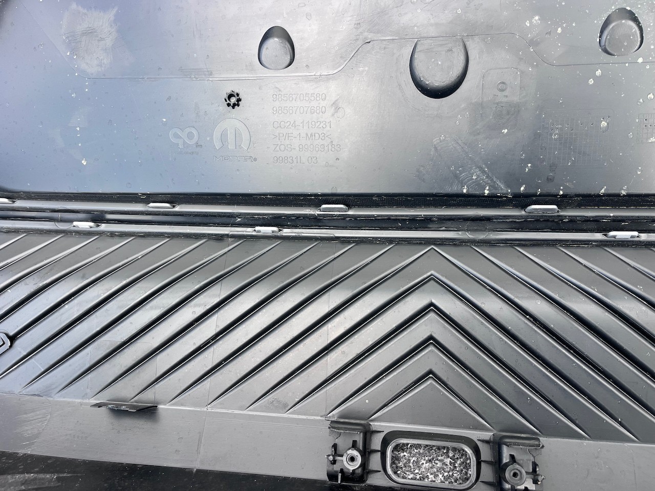 Citroen C3 Aircross Hybrid Electric 2025-2027 Rear Bumper 4 Pdc Genuine [c516]