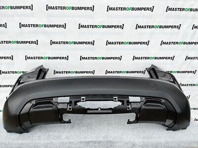 Citroen C4 Mk3 Pure-tech 2020-on Rear Bumper In Black 6 Pdc Genuine [c229]