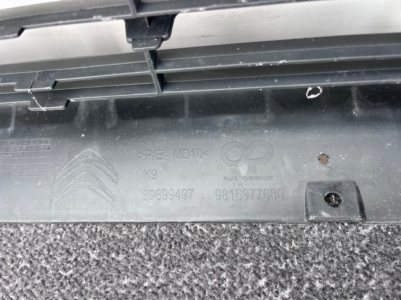Citroen Berlingo Mpv 2019-2023 Front Bumper No Pdc Genuine [c530]