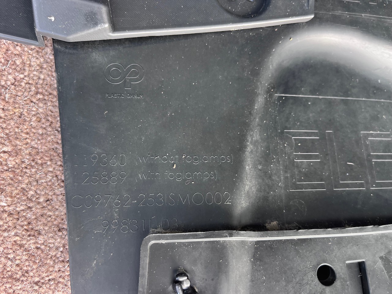 Citroen C3 Standard Hybrid Electric 2025-2027 Front Bumper No Pdc Genuine [c545]