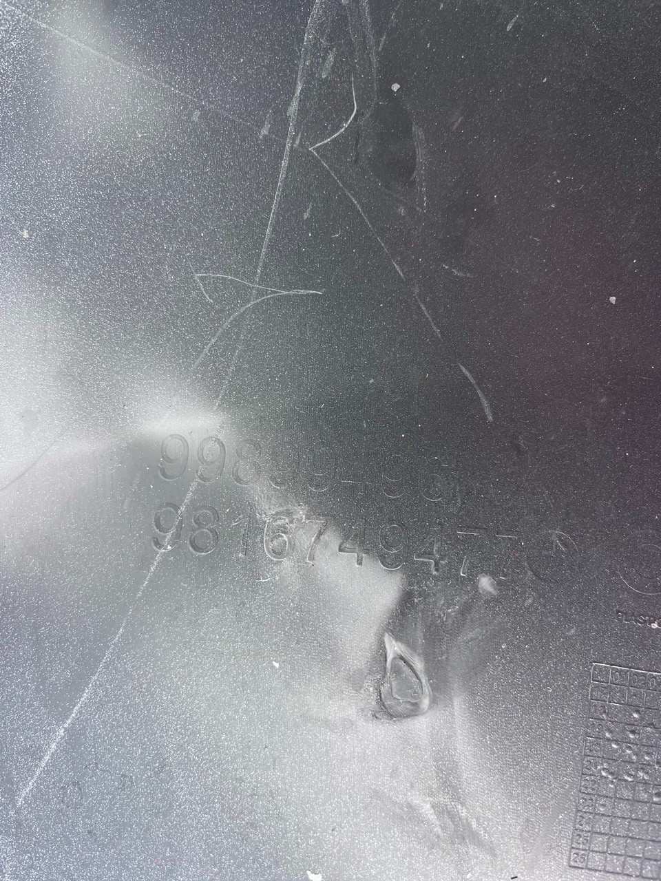 Citroen Berlingo Mpv Mk3 2018-2023 Front Bumper Upper Part Genuine [c464]