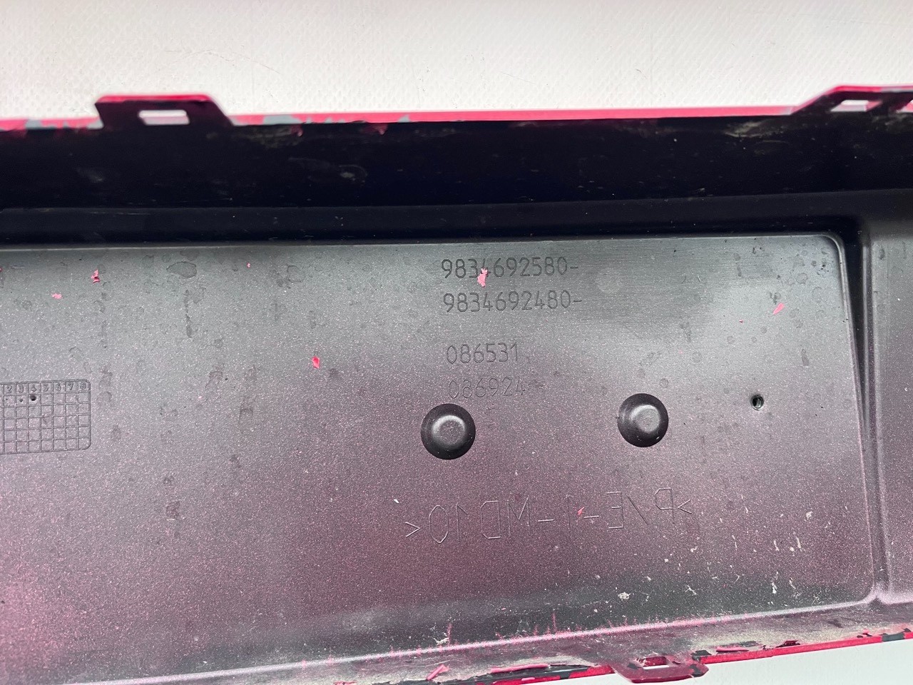 Citroen C4 Sense Pure Tech 2021-2025 Front Bumper 6 Pdc Genuine [c465]