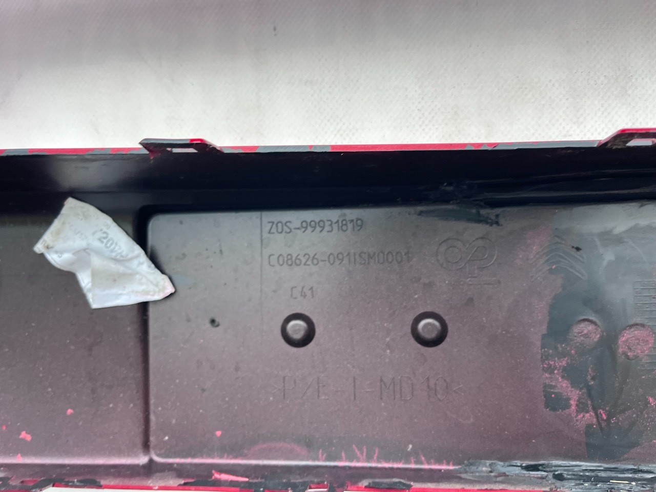 Citroen C4 Sense Pure Tech 2021-2025 Front Bumper 6 Pdc Genuine [c465]