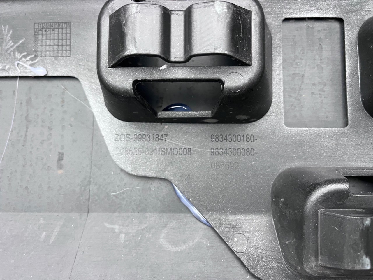 Citroen C4 Mk3 Pure-tech 2020-2024 Rear Bumper 6 Pdc Genuine [f778]