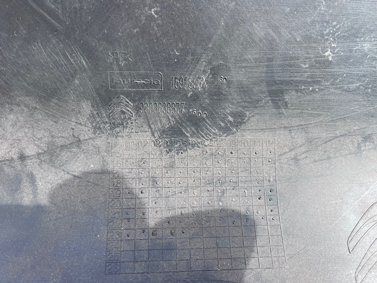 Citroen Space Tourer Xl Passenger Van 2017-2023 Front Bumper Genuine [c470]