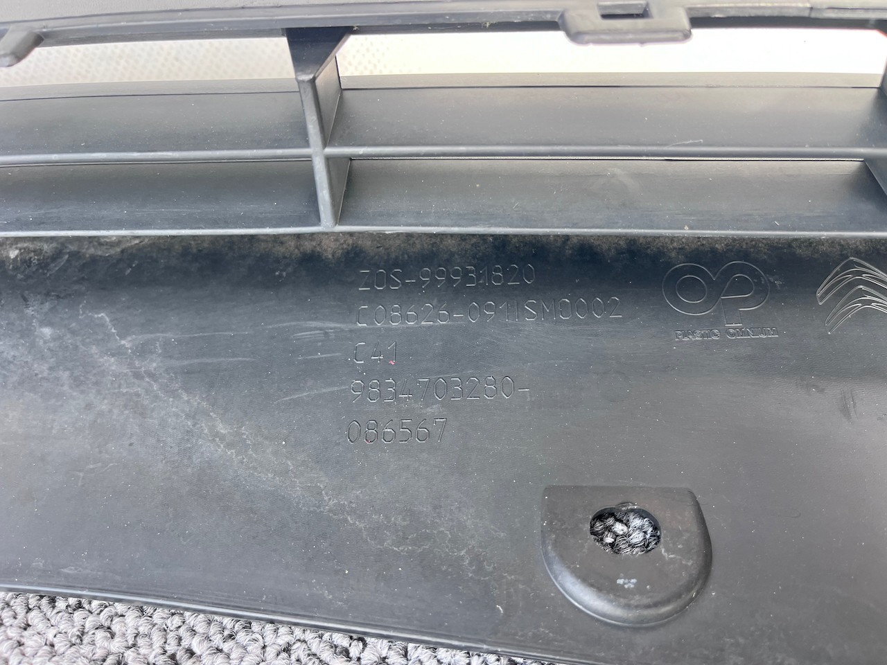 Citroen C4 Sense Pure Tech 2021-2025 Front Bumper No Pdc Genuine [c423]