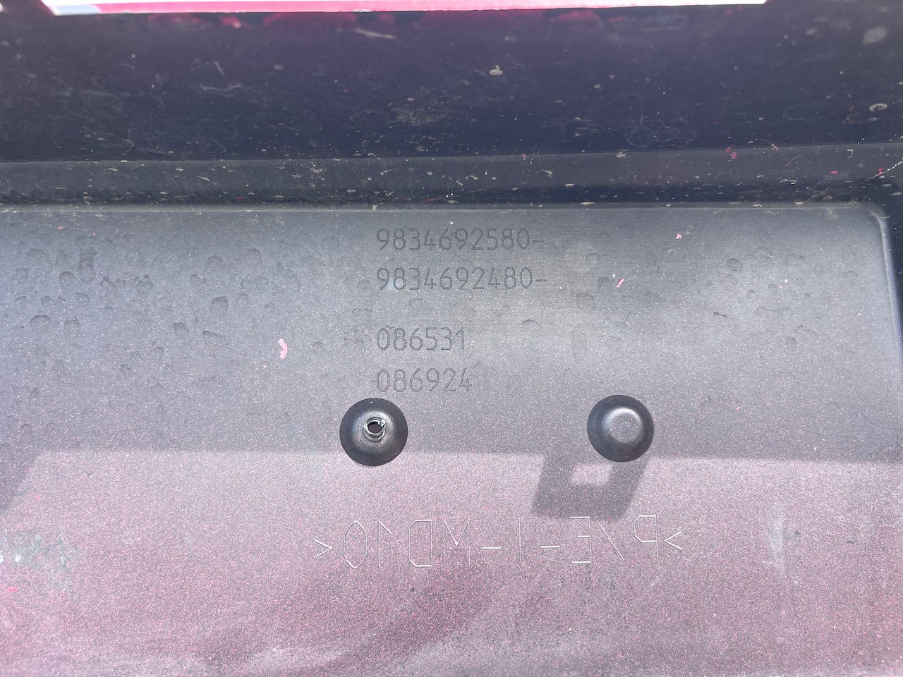 Citroen C4 Sense Pure Tech 2021-2025 Front Bumper No Pdc Genuine [c423]