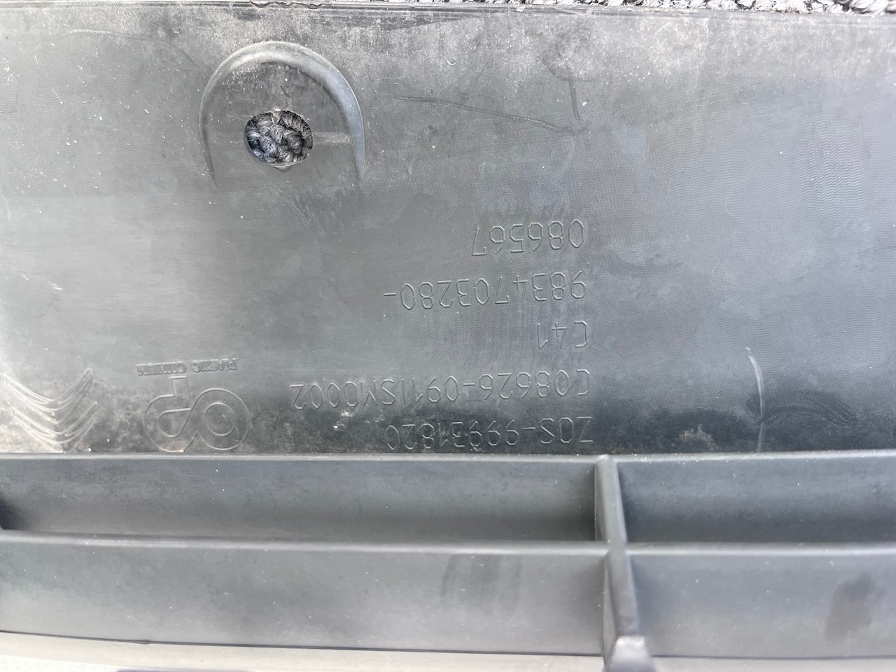 Citroen C4 Sense Pure Tech 2021-2025 Front Bumper No Pdc Genuine [c424]