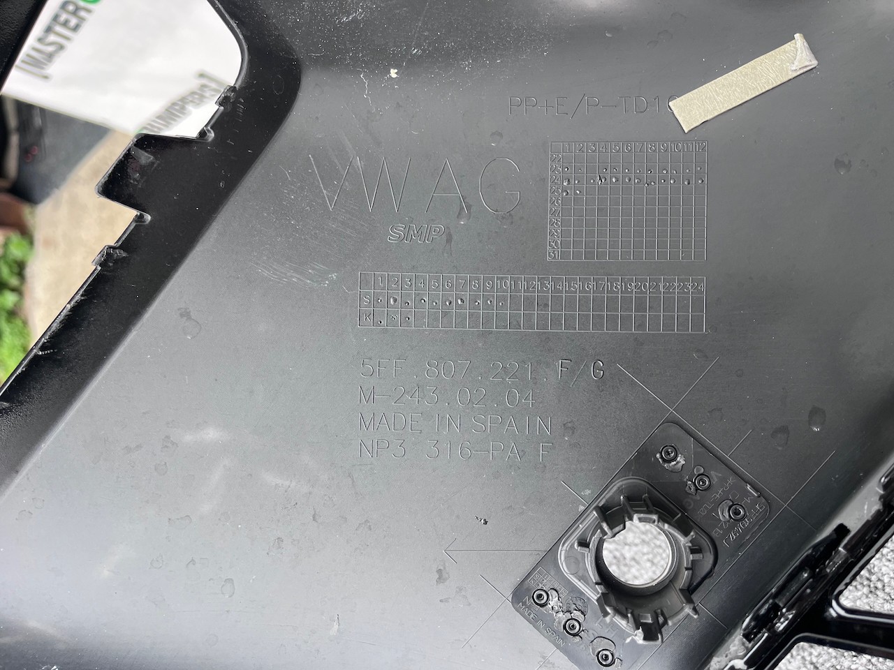 Cupra Formentor Fr Evo Lift 2025-on Front Bumper Black 6 Pdc Genuine [o611]