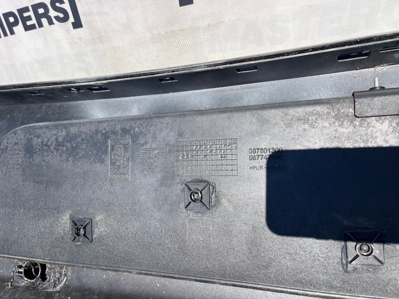 Ferrari Gtc4lusso V12 Sport 2016-2020 Rear Bumper 4 Pdc Genuine [p421]