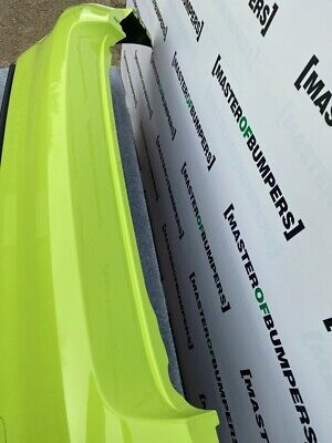 Fiat 500 Abarth 595 Face Lifting 2016-2020 Rear Bumper In Green Genuine [f771]