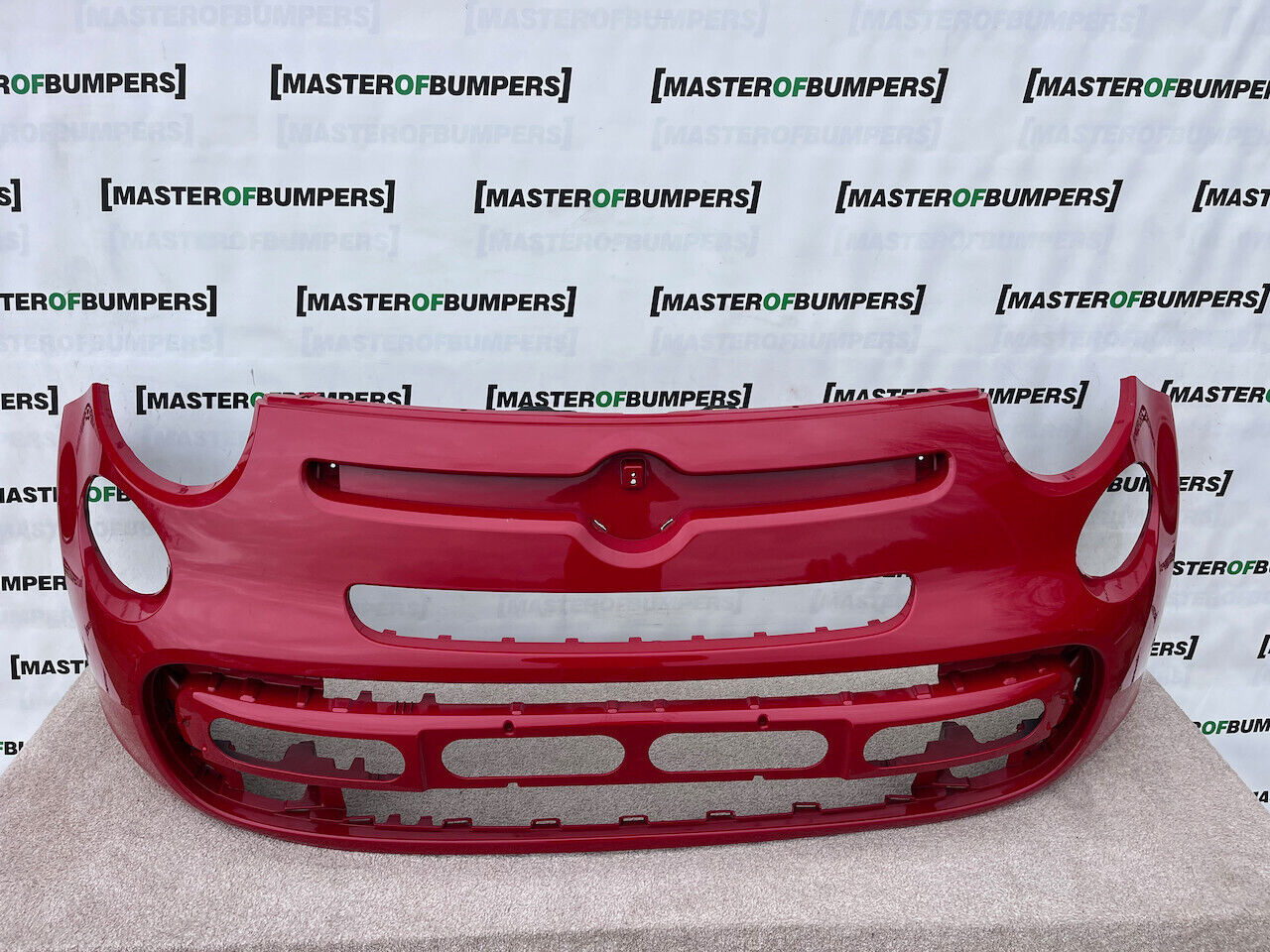 Fiat 500l Lounge Hatchback 2013-2017 Front Bumper Red Genuine [f409]
