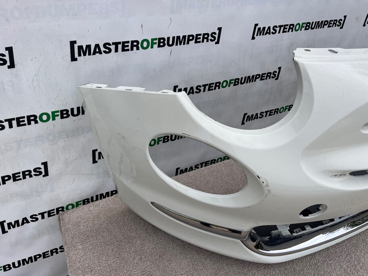 Fiat 500 Lounge Se Lift 2015-2020 Front Bumper White Genuine [f454]