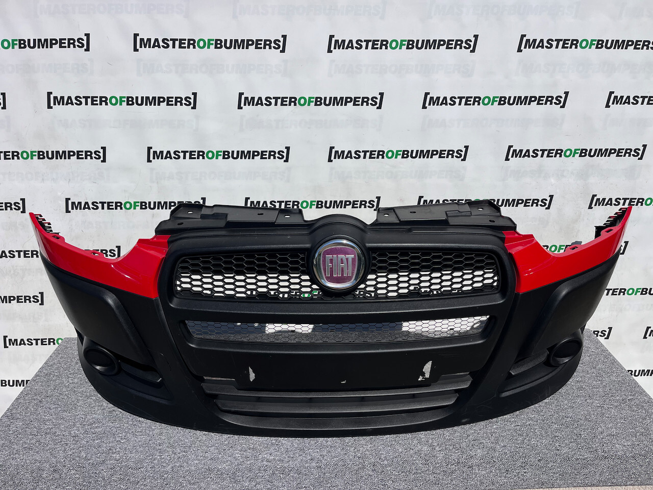 Fiat Doblo Van Passenger Mk2 2010-2014 Front Bumper No Pdc Genuine [f656]