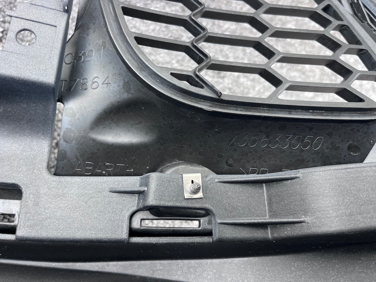 Fiat 500 Abarth 595 Face Lifting 2016-2022 Front Bumper Genuine [f744]