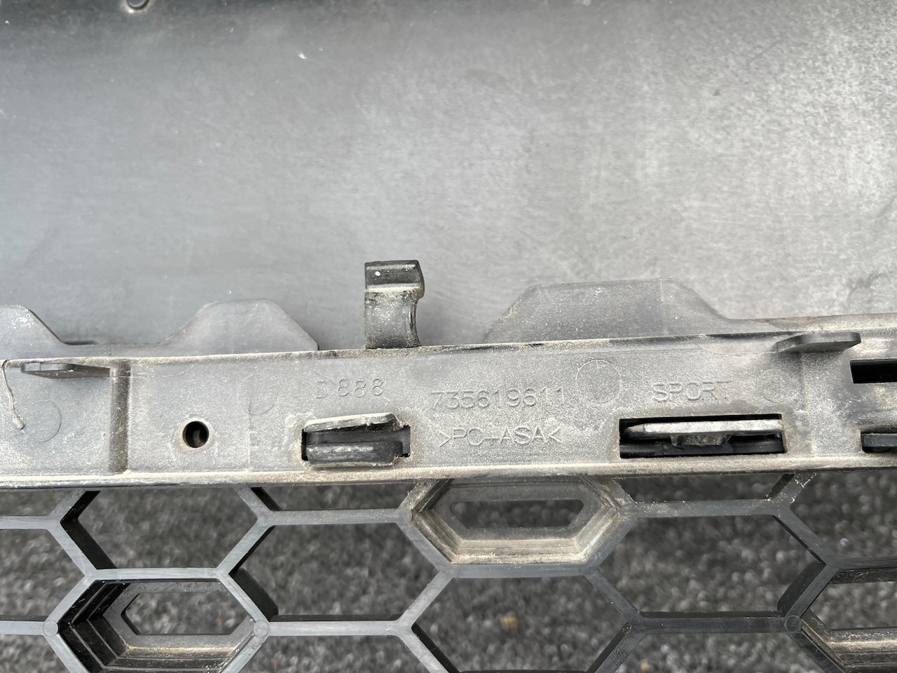 Fiat 500 S Sport Hatchback 2015-2020 Front Bumper Genuine [f848]