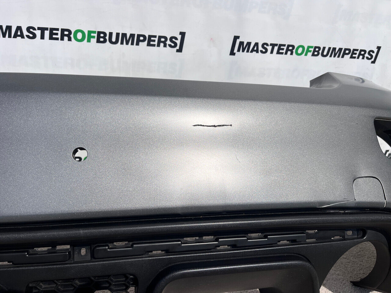 Fiat 500 Abarth 595 2016-2020 Rear Bumper In Grey + Difuser Genuine [f426]