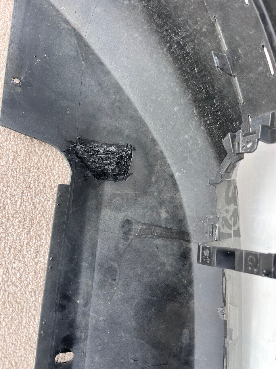 Fiat 500 Lounge Se Face Lifting 2016-2021 Front Bumper Grey Genuine [f479]