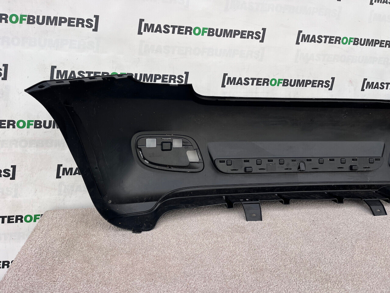 Fiat 500 S Sport Hatchback 2012-2015 Rear Bumper No Pdc Genuine [f509]