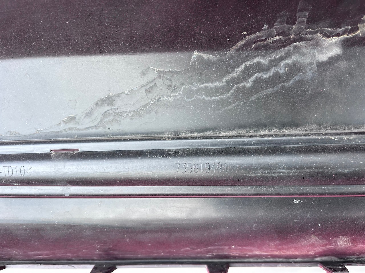 Fiat 500 Lounge S1 Hatchback Lift 2015-2023 Front Bumper Genuine [f732]