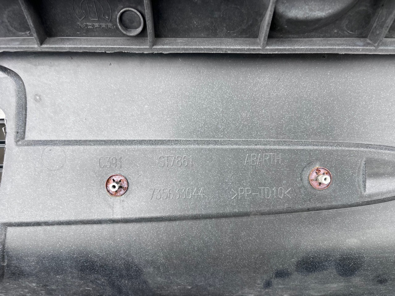 Fiat 500 Abarth 595 Face Lifting 2016-2022 Front Bumper Genuine [f388]