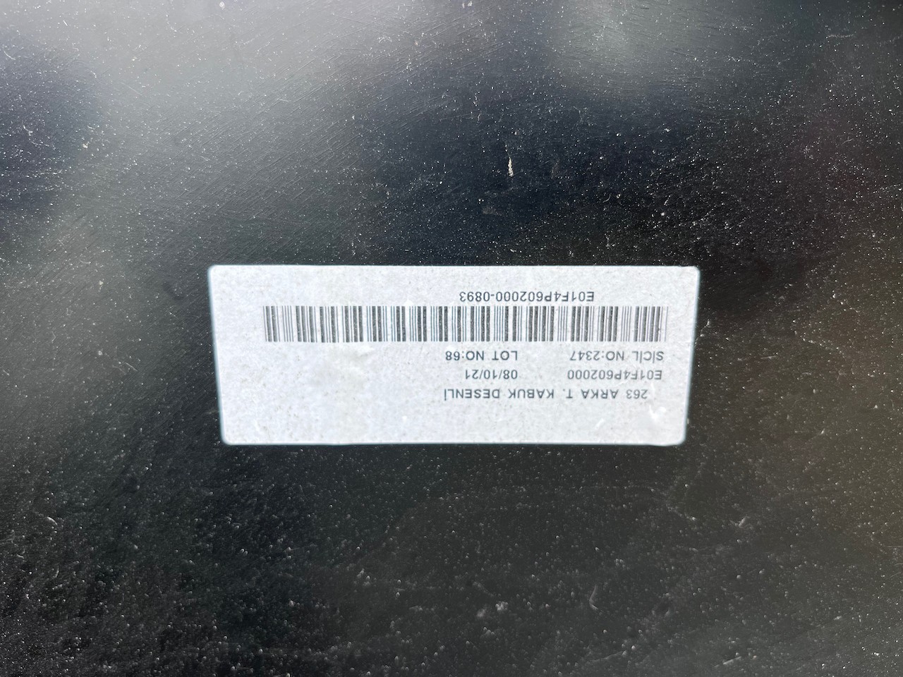 Fiat Doblo Van Passenger Mk2 2010-2016 Rear Bumper No Pdc Genuine [f748]