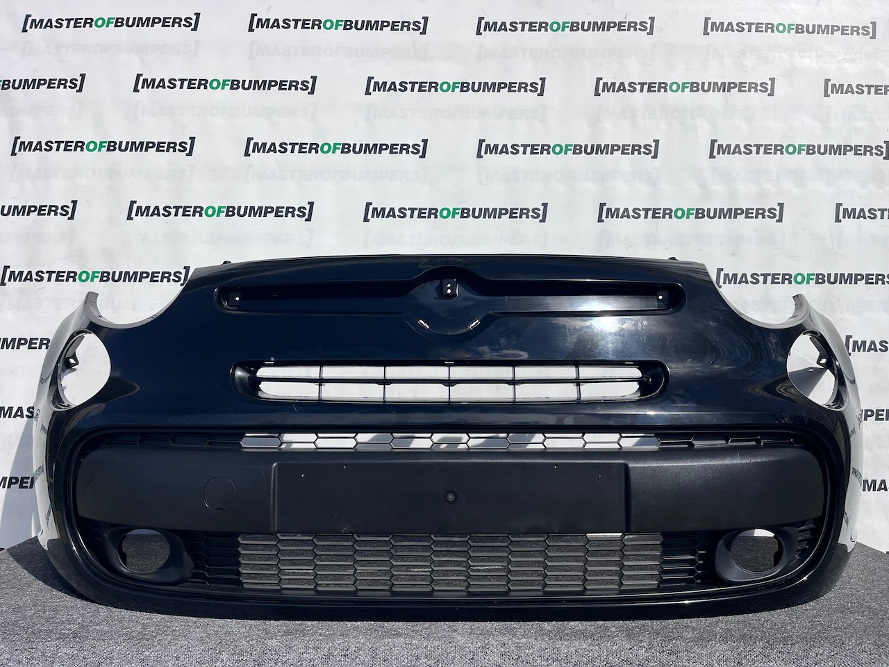 Fiat 500l Lounge Hatchback 2013-2017 Front Bumper Black Genuine [f821]