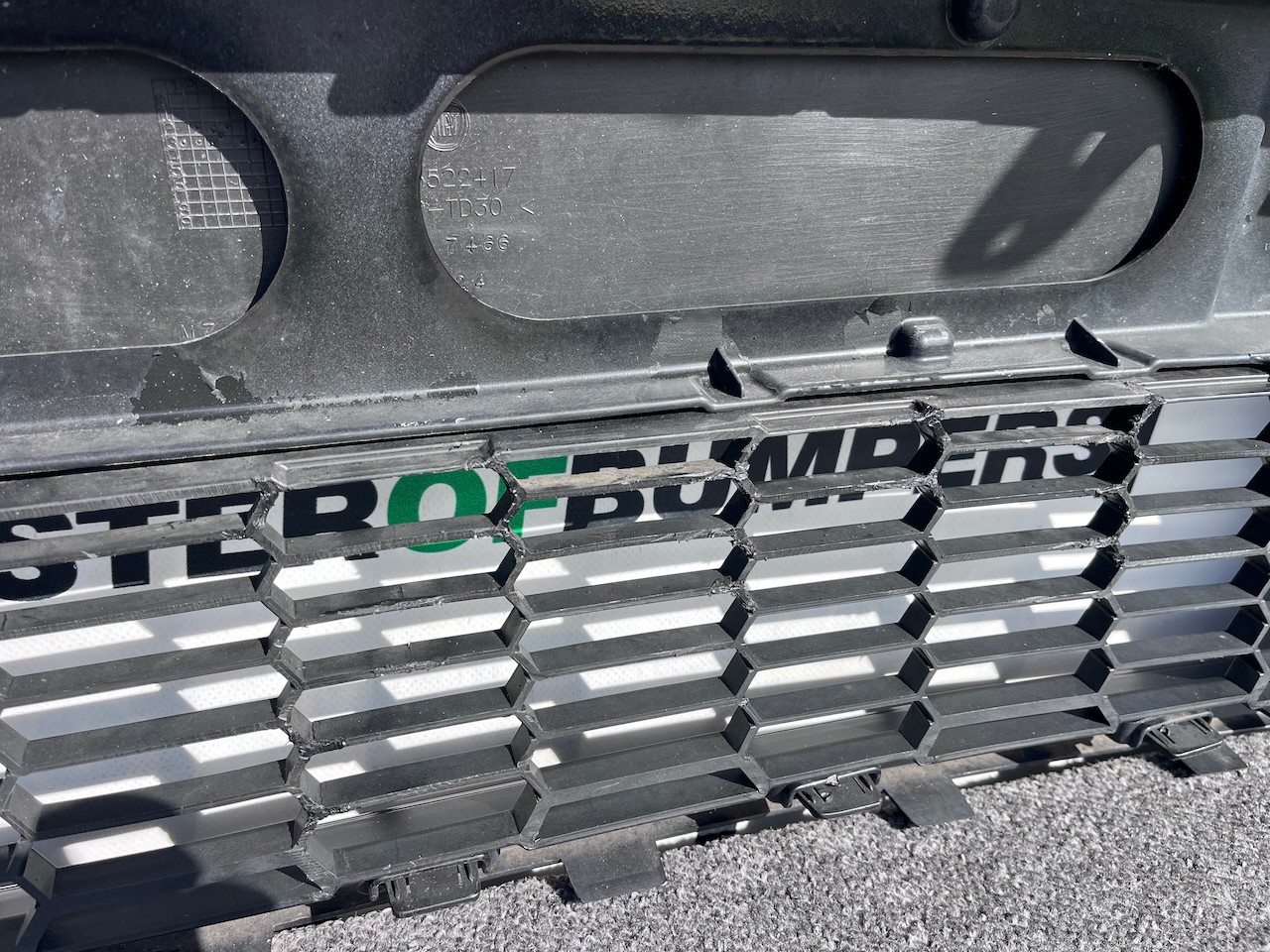 Fiat 500l Lounge Hatchback 2013-2017 Front Bumper Black Genuine [f821]