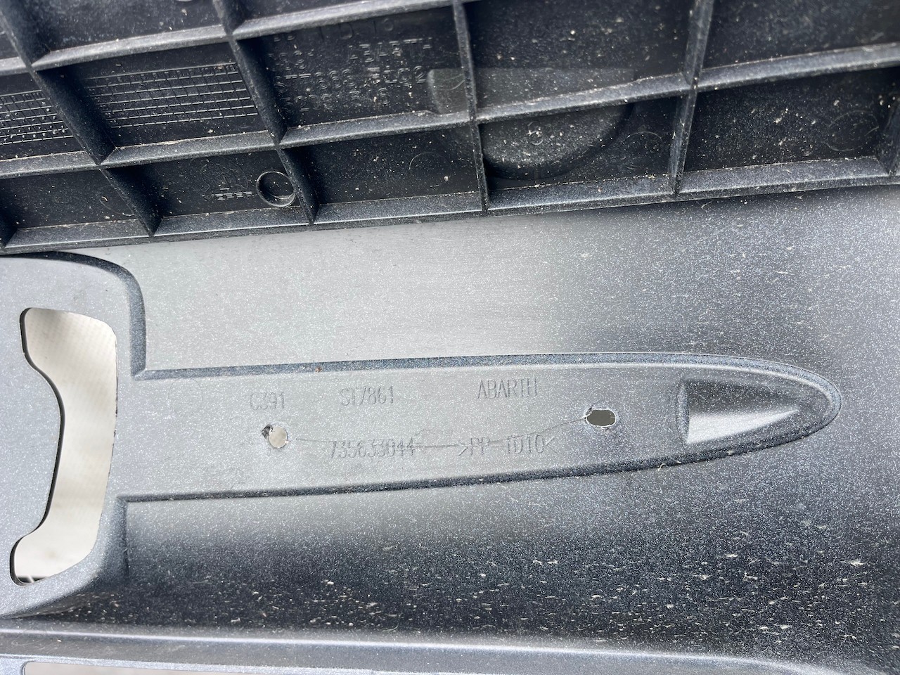 Fiat 500 Abarth 595 Face Lifting 2016-2022 Front Bumper Genuine [f743]