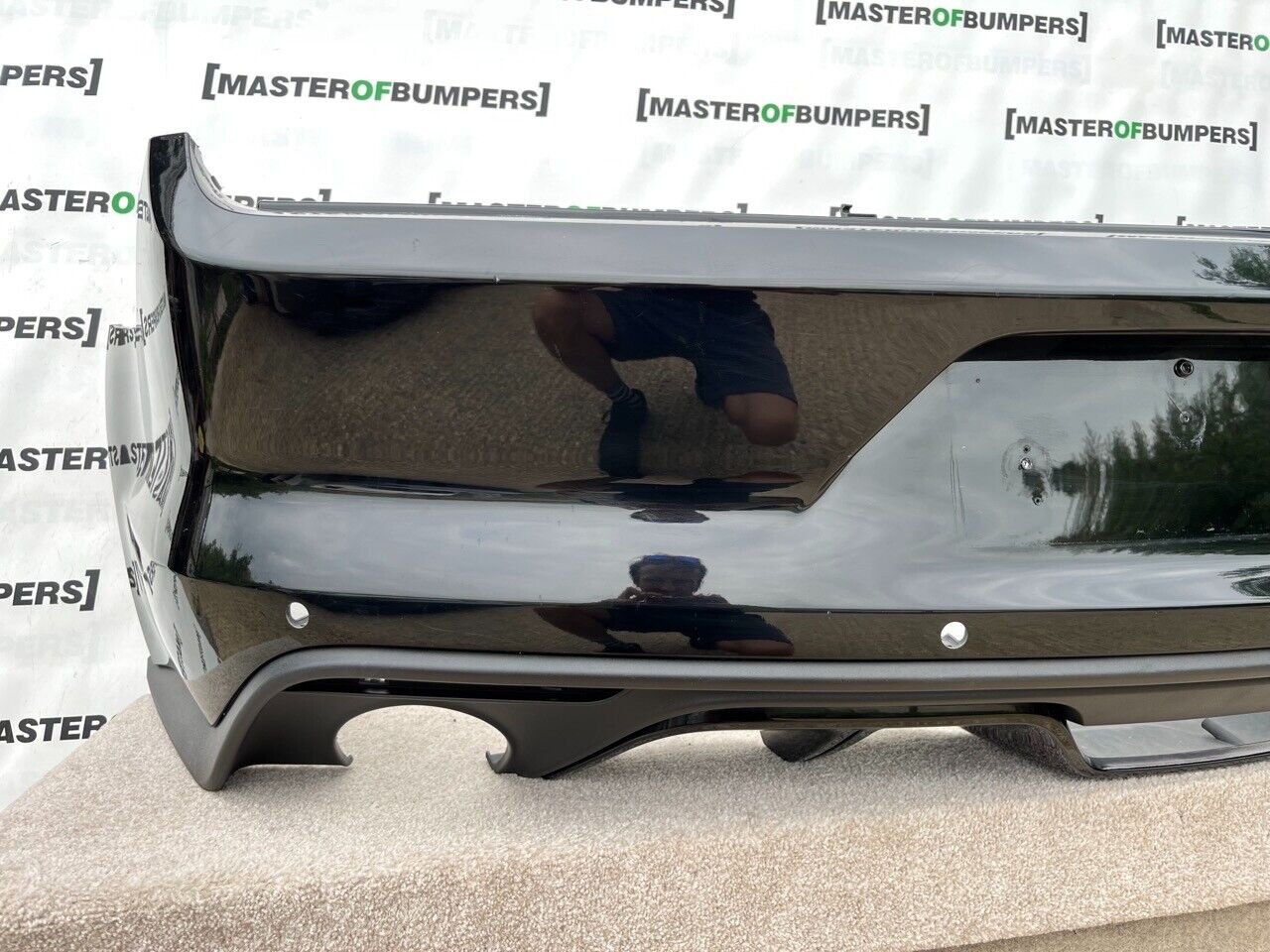 Ford Mustang Gt S550 Shelby 2015-2019 Rear Bumper Grey 4 Pdc Genuine [f269]