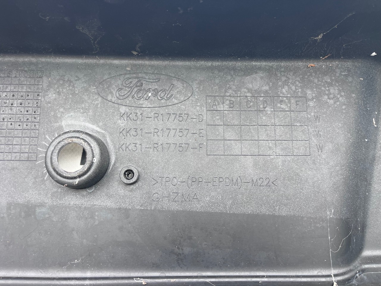 Ford Transit Limited Panel Van 2018-2024 Front Bumper 4 Pdc Genuine [f736]