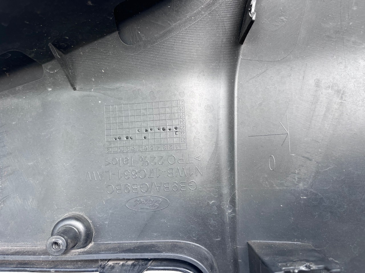 Ford Ranger Tramor Pickup Mk2 2022-2026 Front Bumper Pdc Genuine [f747]