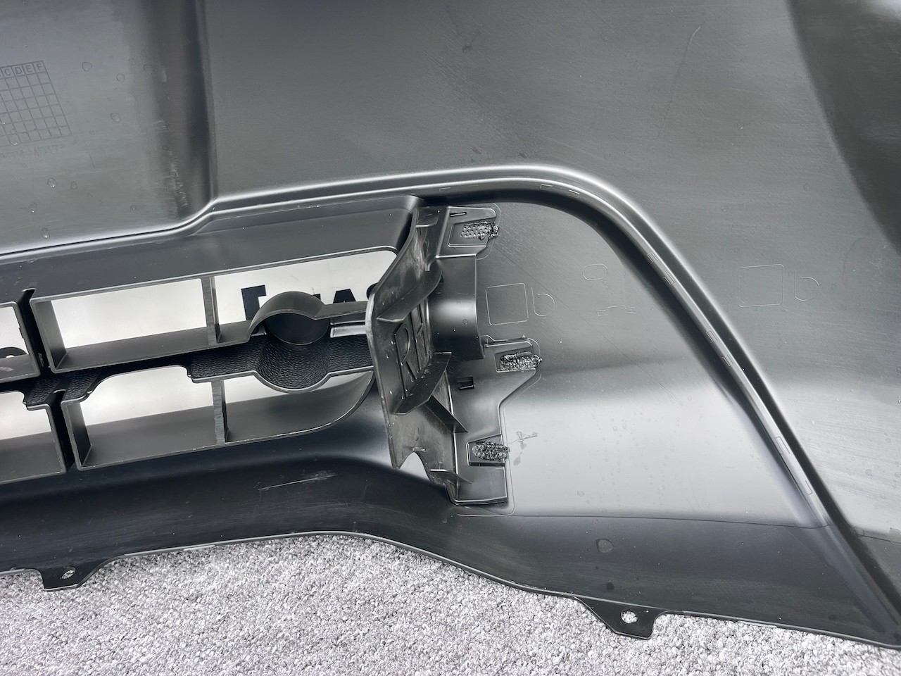 Ford Transit Van Mk8 2018-on Front Bumper Textured No Pdc Genuine [f749]