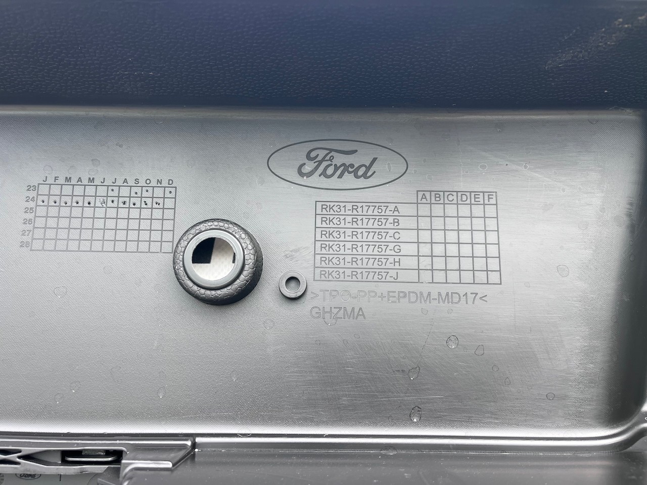 Ford Transit Van Mk8 2018-on Front Bumper Textured No Pdc Genuine [f749]