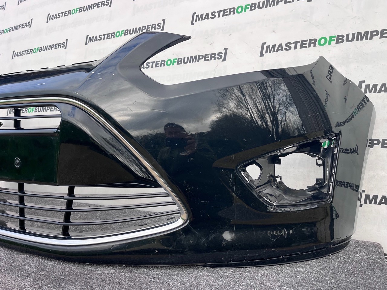 Ford C Max Zetec Titanium 2010-2015 Front Bumper No Pdc Genuine [f755]