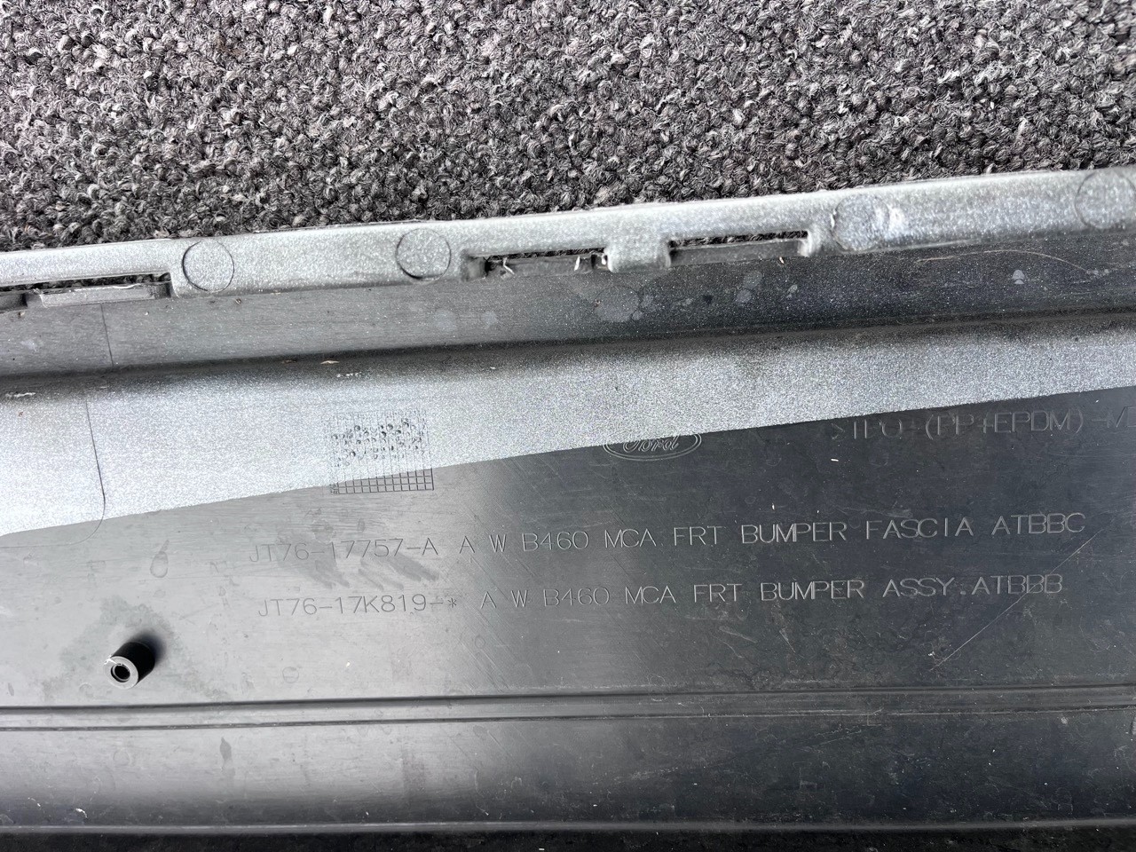 Ford Transit Courier Mk1 Facelift 2018-2023 Front Bumper Genuine [f776]