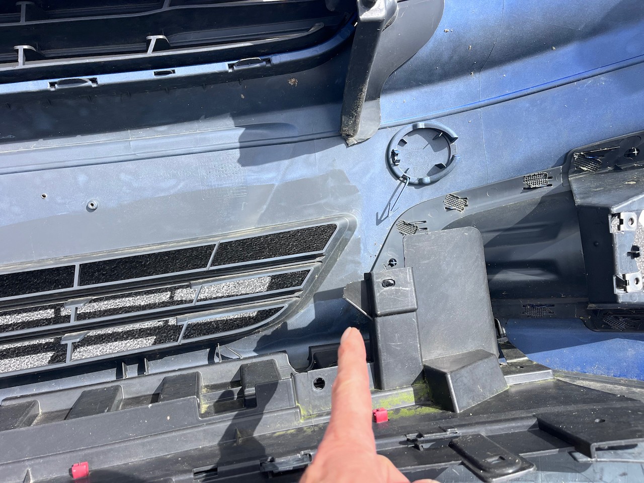 Ford Transit Courier Van 2013-2016 Front Bumper No Pdc Genuine [f852]