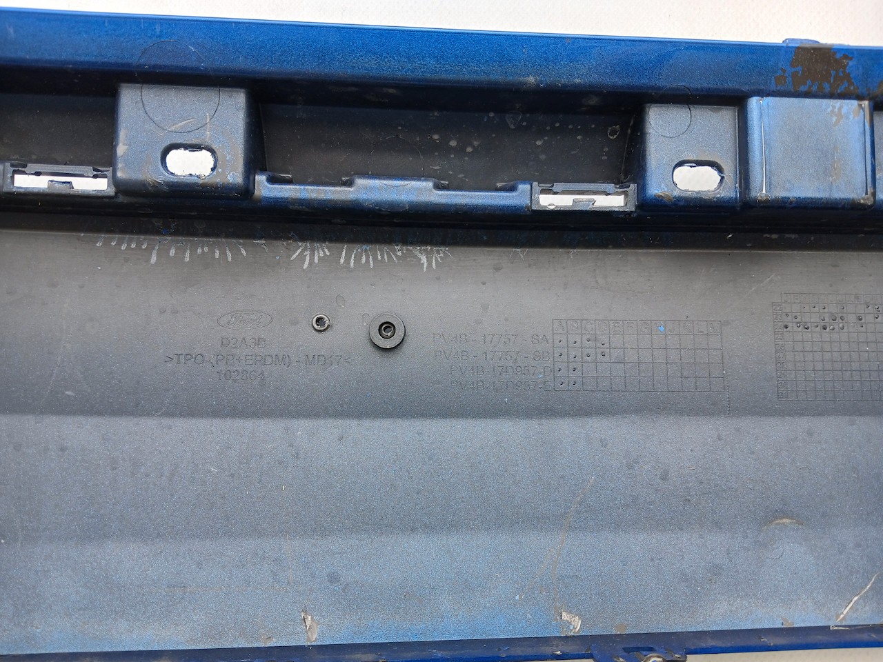 Ford Kuga St Line Mk3 Lift 2024-2027 Front Bumper 6 Pdc Genuine [f861]