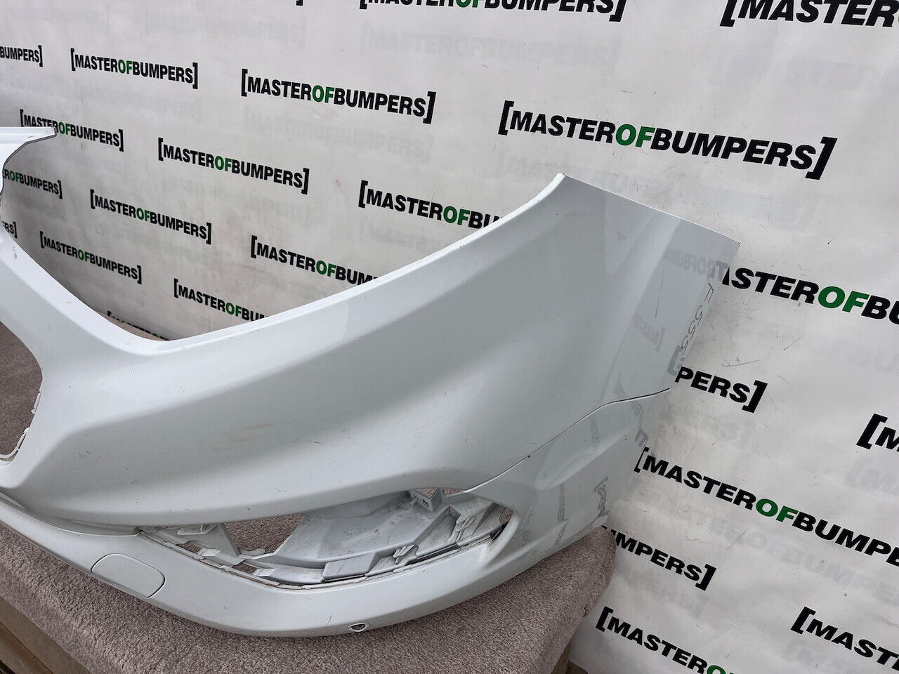 Ford Transit Custom Trend 2018-2022 Front Bumper White 4 Pdc Genuine [f555]