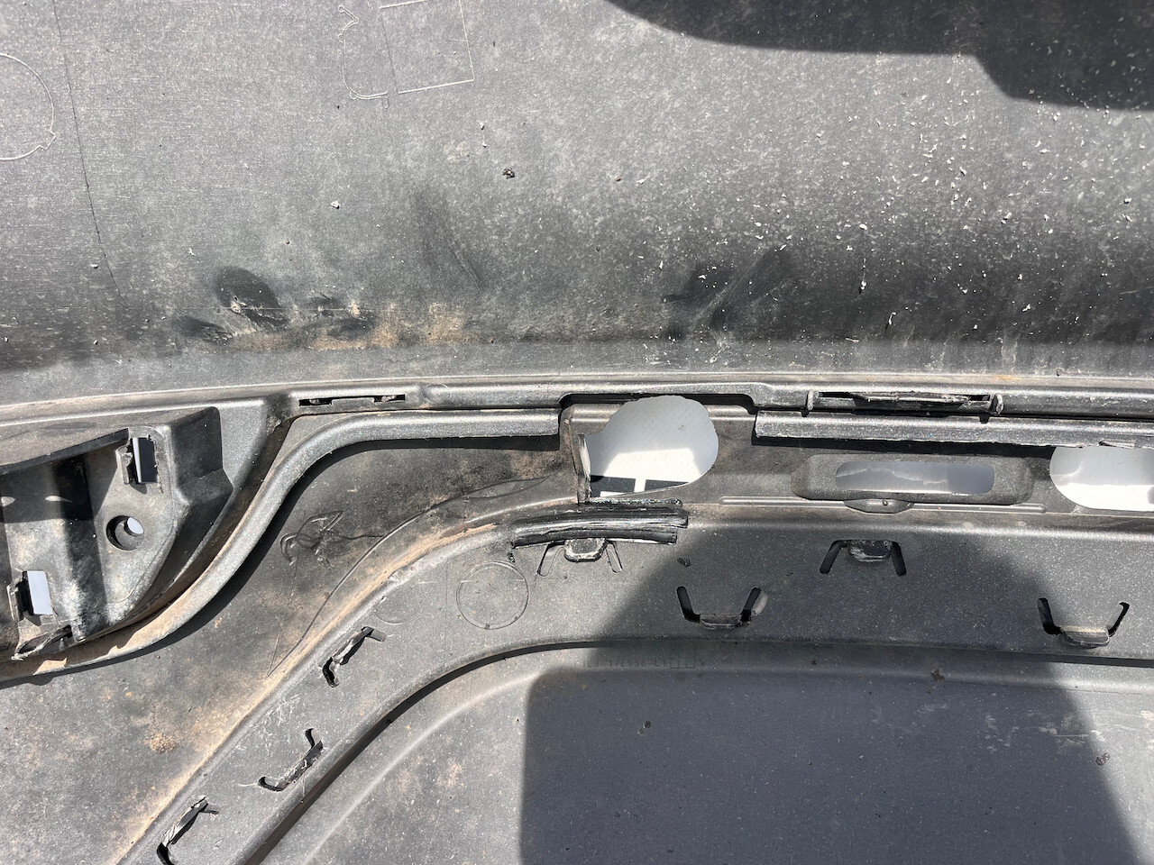 Ford Focus Zetec S Titanium St Line 2015-2017 Rear Bumper No Pdc Genuine [f560]