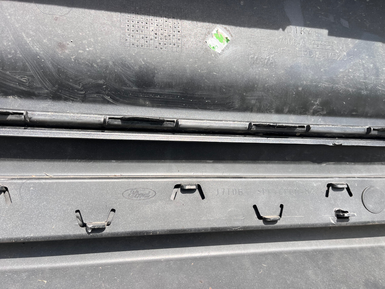 Ford Focus Zetec S Titanium St Line 2015-2017 Rear Bumper No Pdc Genuine [f560]