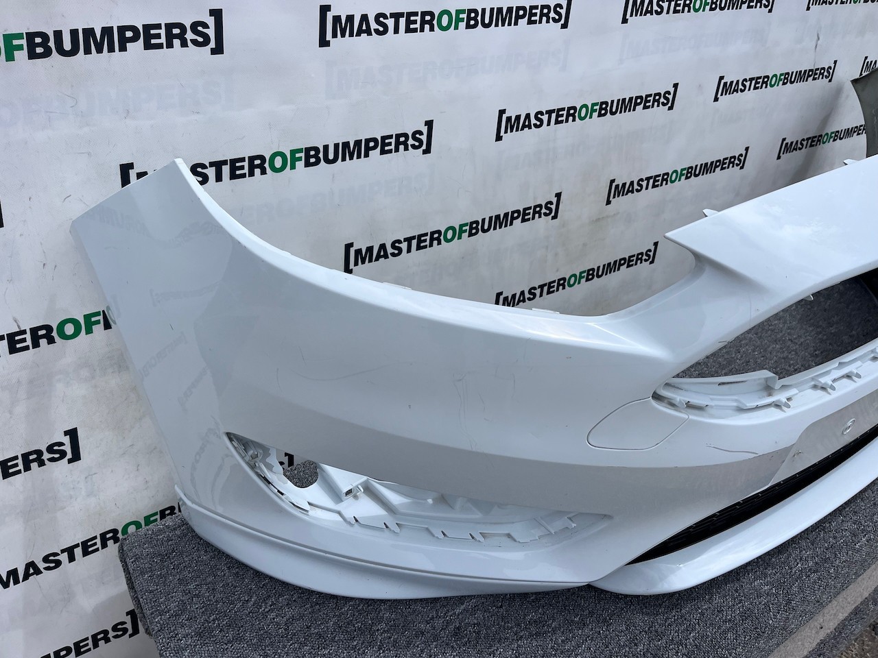 Ford Focus St Line Zetec S Hatchbac 2015-2018 Front Bumper No Pdc Genuine [f703]
