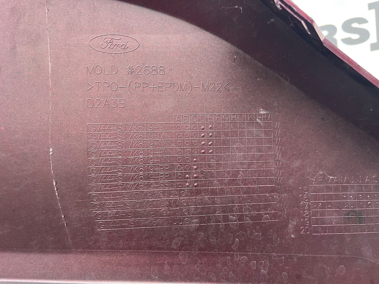 Ford Kuga St Line Mk2 Lift 2017-2020 Front Bumper 4 Pdc + Jets Genuine [f754]