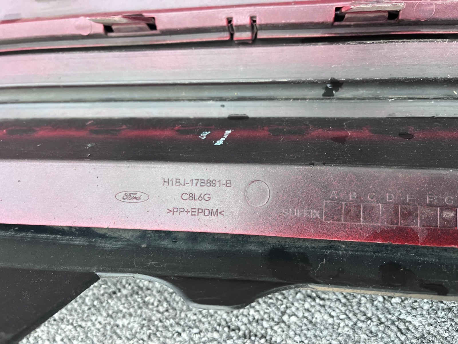 Ford Fiesta St Line Mk8 2017-2024 Rear Bumper No Pdc Genuine [f770]