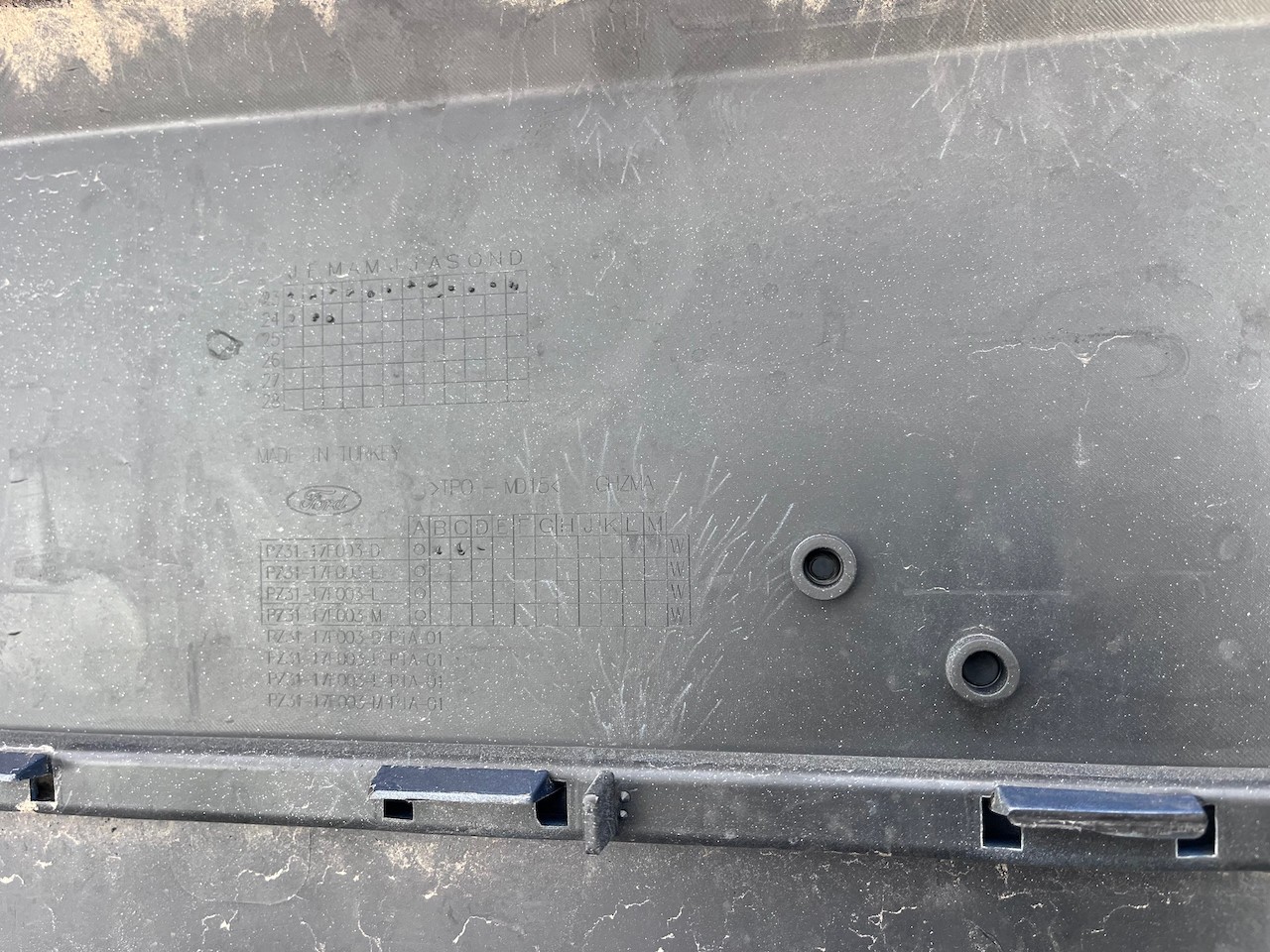 Ford Transit Custom Van 280 Limited 2024-2027 Front Bumper Genuine [f808]