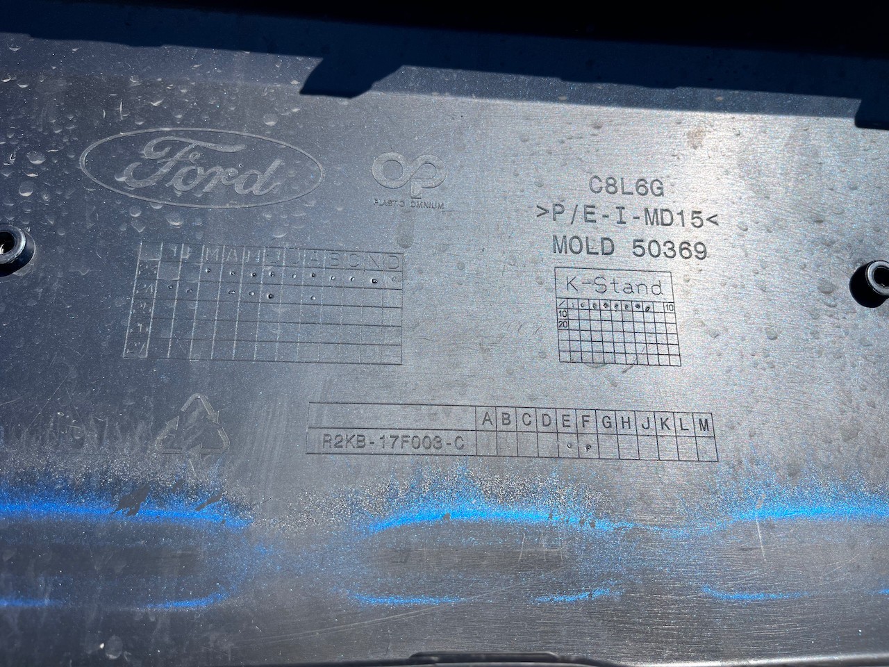 Ford Explorer Premium Style Ev Suv 2023-2026 Front Bumper Pdc Genuine [f824]