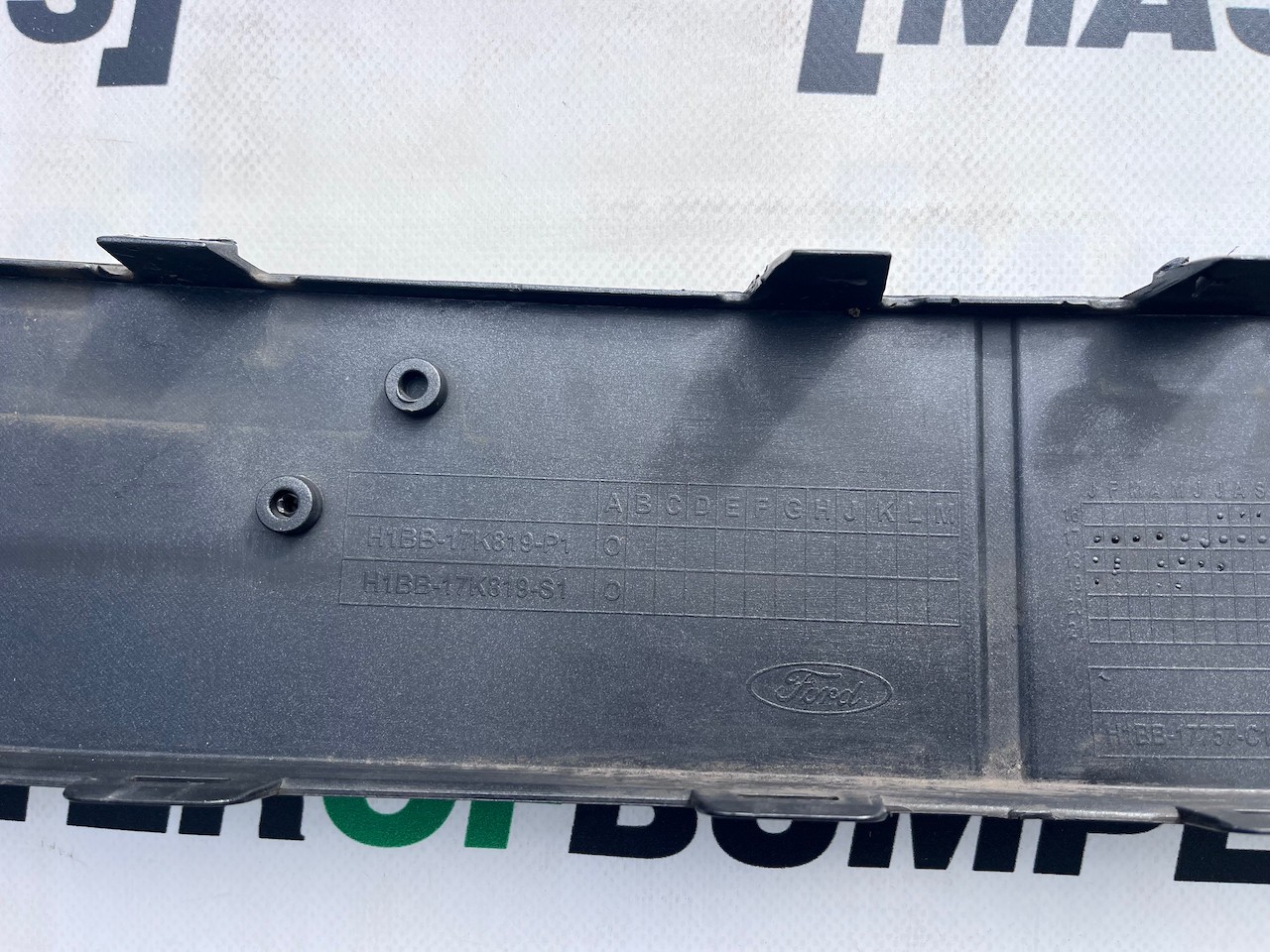 Ford Fiesta Vignale Mk10 Hatchback 2018-2021 Front Bumper No Pdc Genuine [f846]