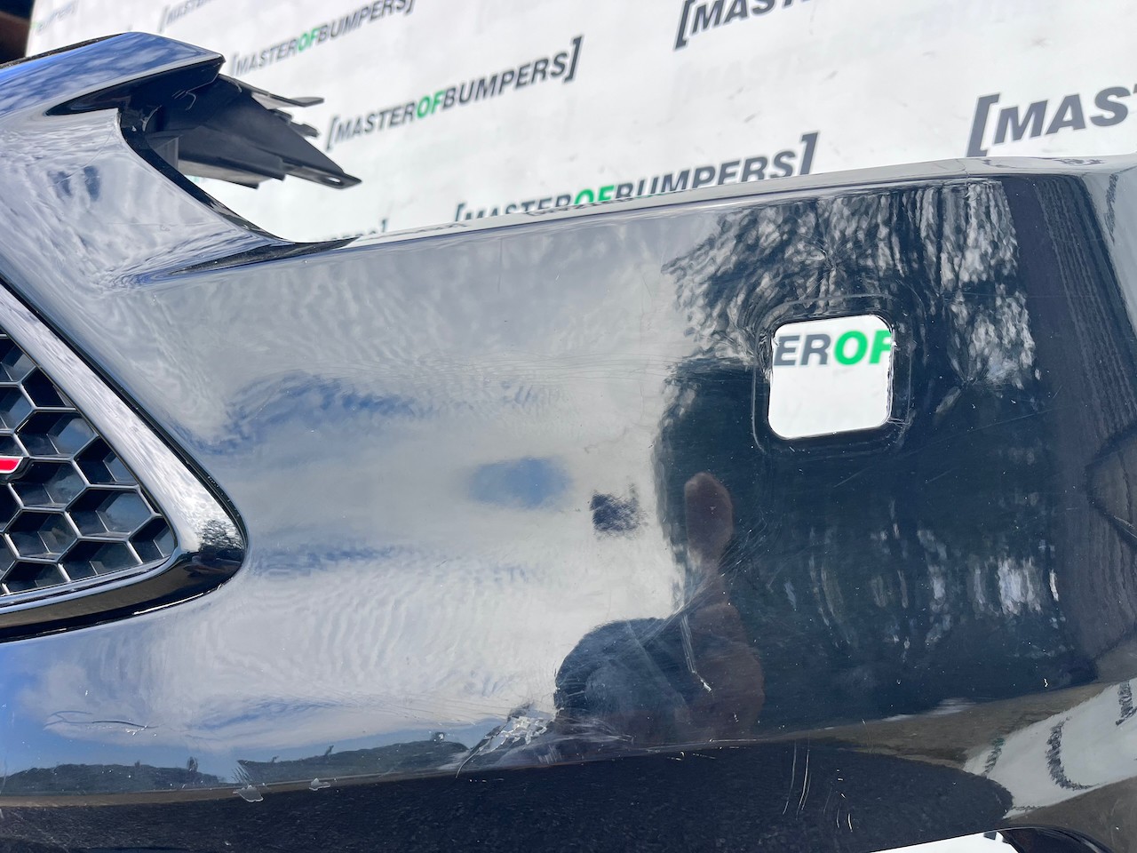 Ford Focus St Mk3 Lift Hatchback 2014-2018 Front Bumper +jets Genuine [f845]