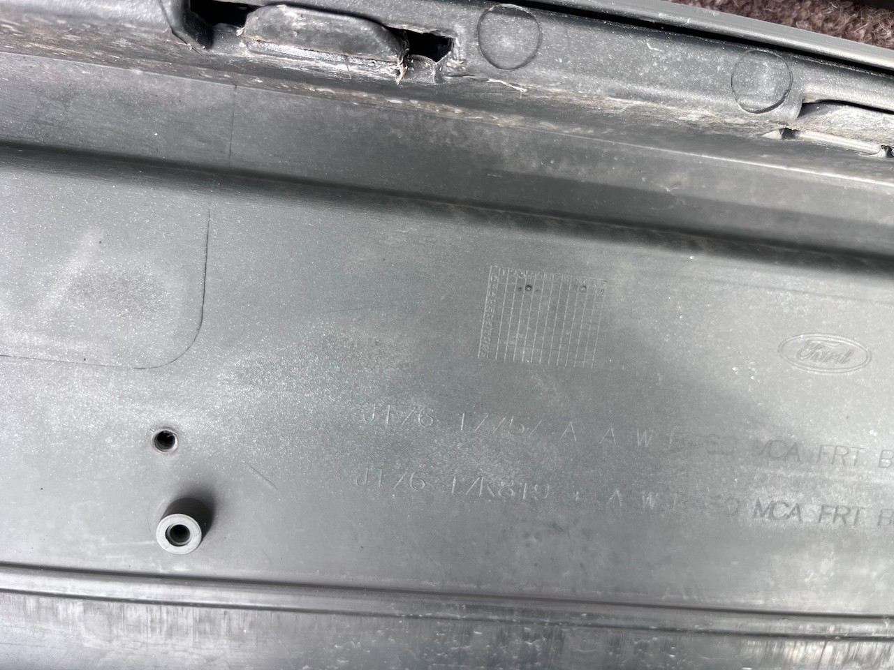 Ford Transit Courier Van 2019-2023 Front Bumper No Pdc Genuine [f909]